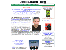 Tablet Screenshot of jeffcohen.org
